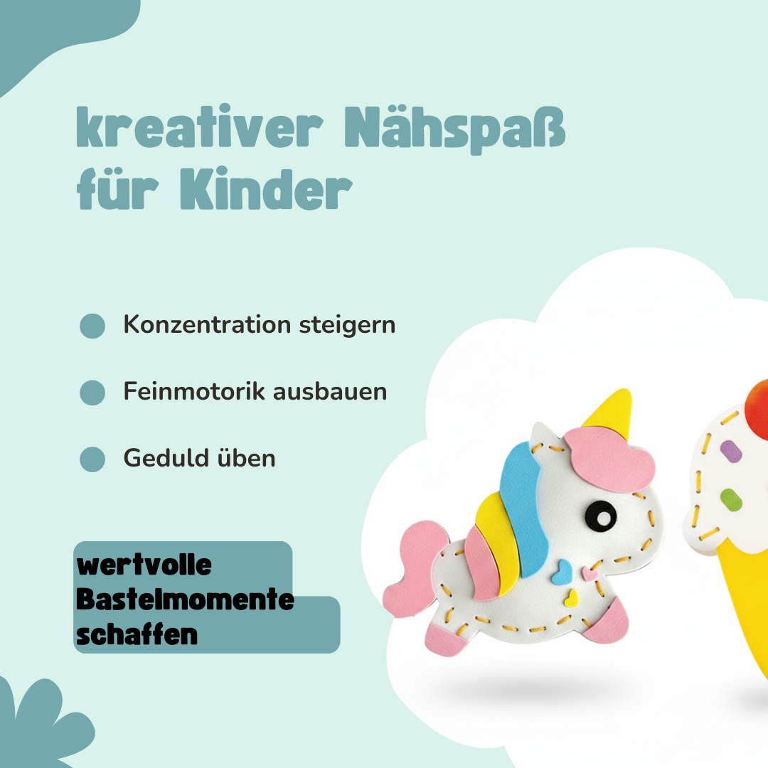 Kreativer Nähspaß für Kinder – Kunterbunte Motive ganz einfach selber machen